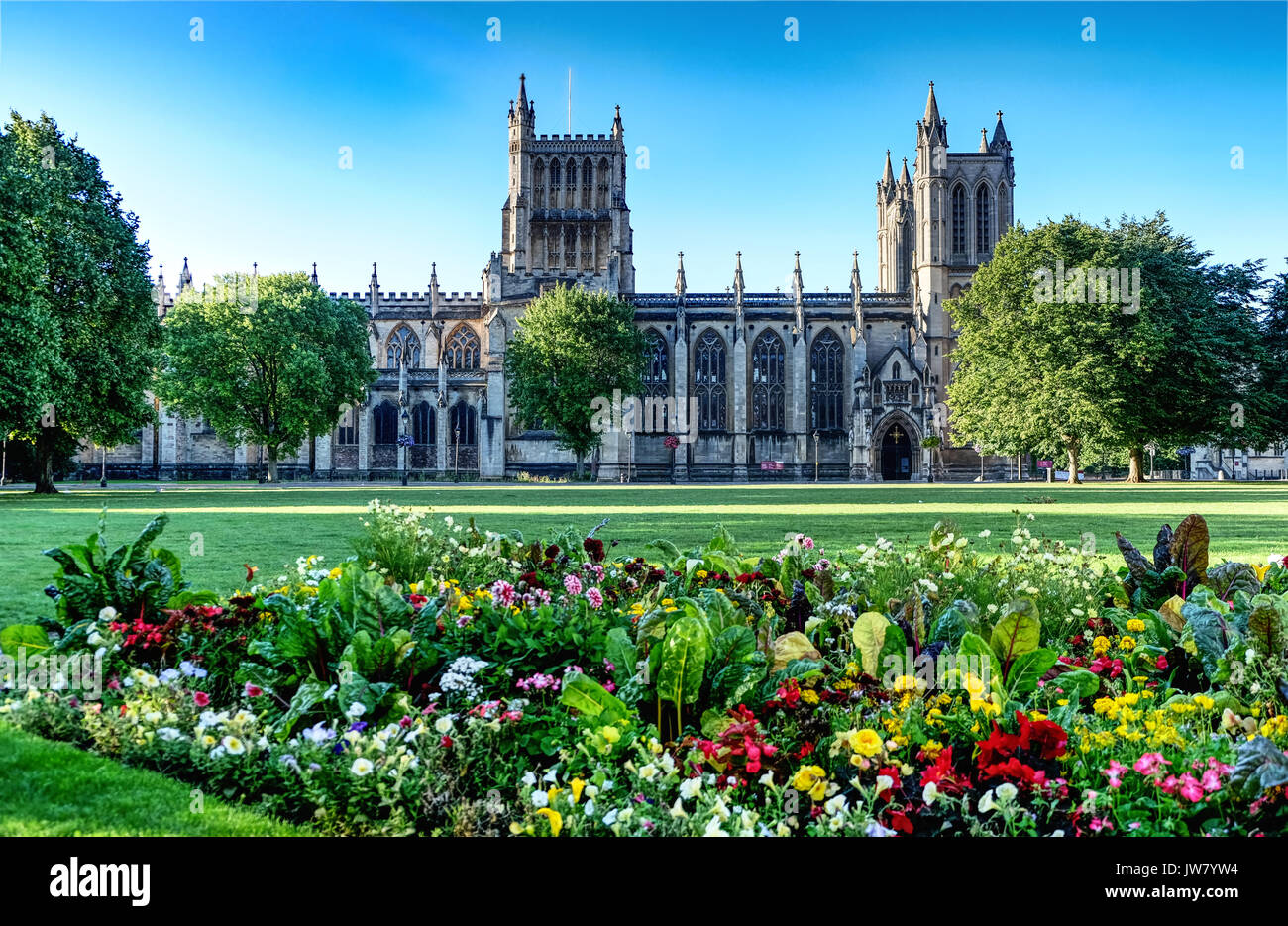 Bristol Kathedrale Stockfoto