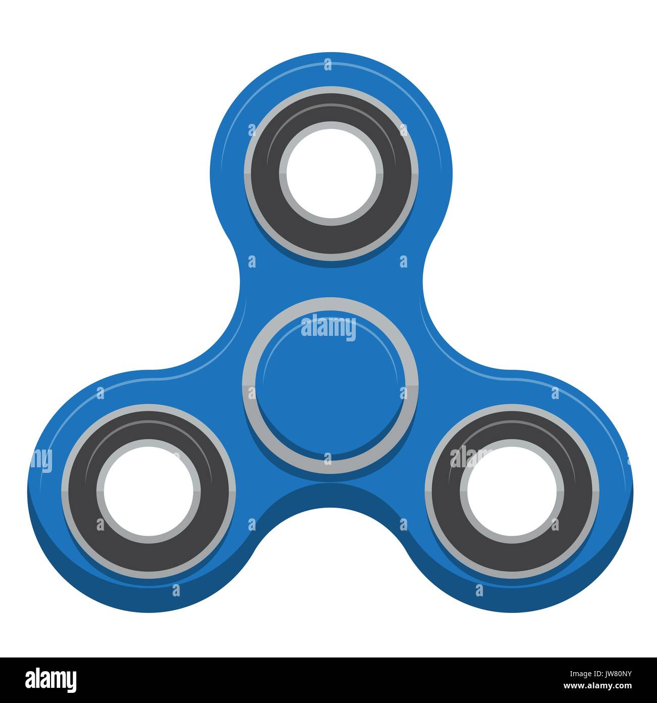 Spinner. Neue populäre Anti-Stress-Spielzeug. Vector Illustration. Stock Vektor