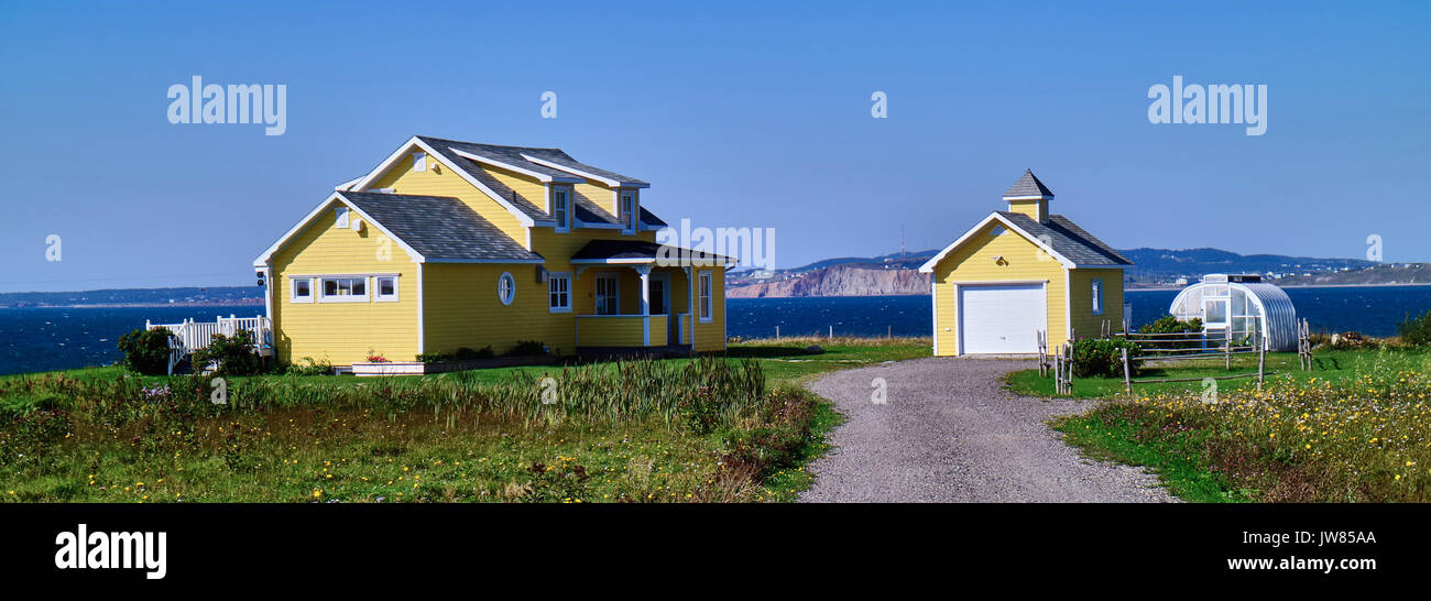 Amerika, Kanada, Québec Maritime, Madeleine Inseln, Havre Aux Maisons Insel, entlang der Weise Chemin de l'Anse à Damase Stockfoto