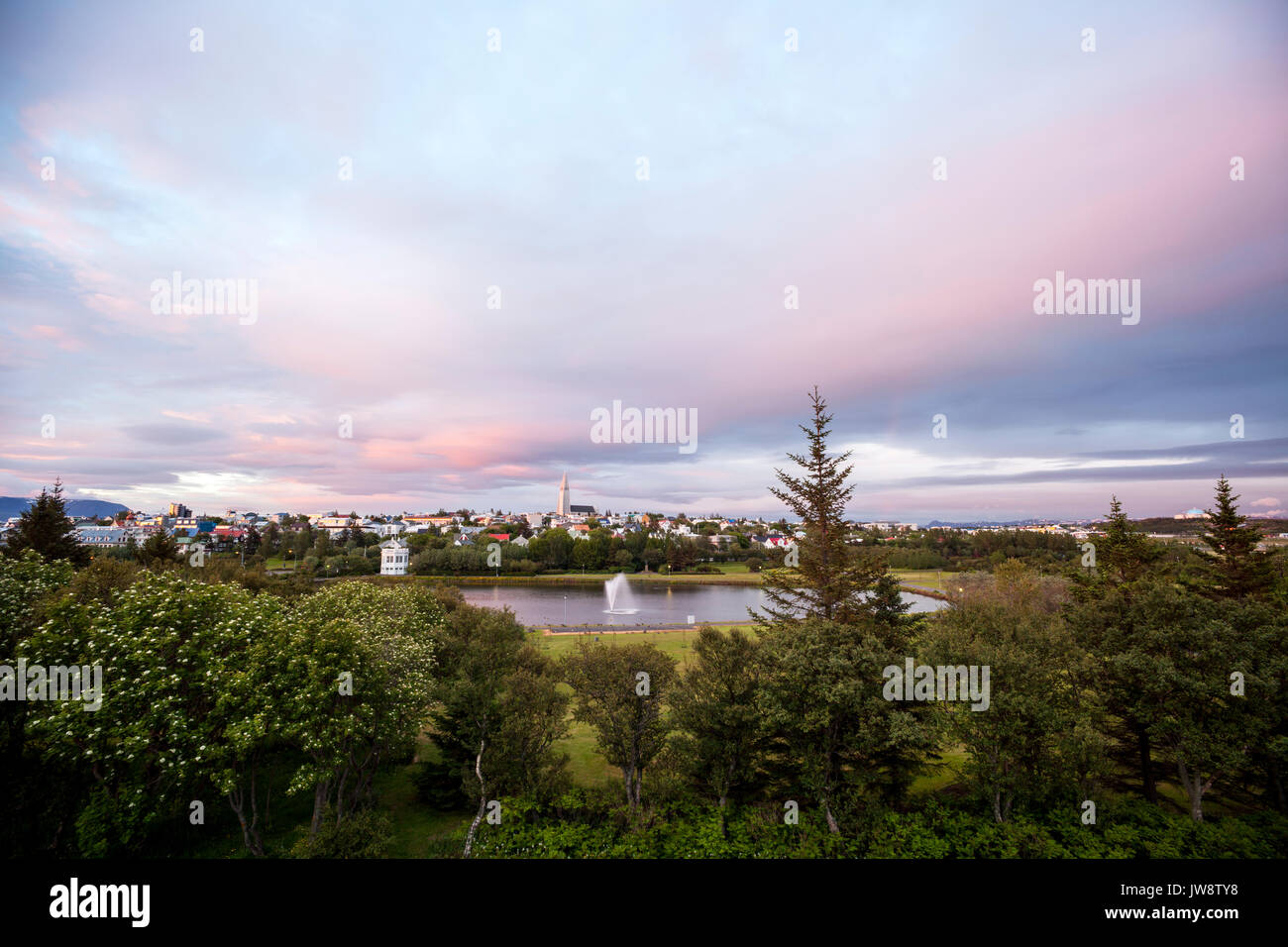 Reykjavik, ertrinken. Reykjavik ist die Hauptstadt von Island Stockfoto