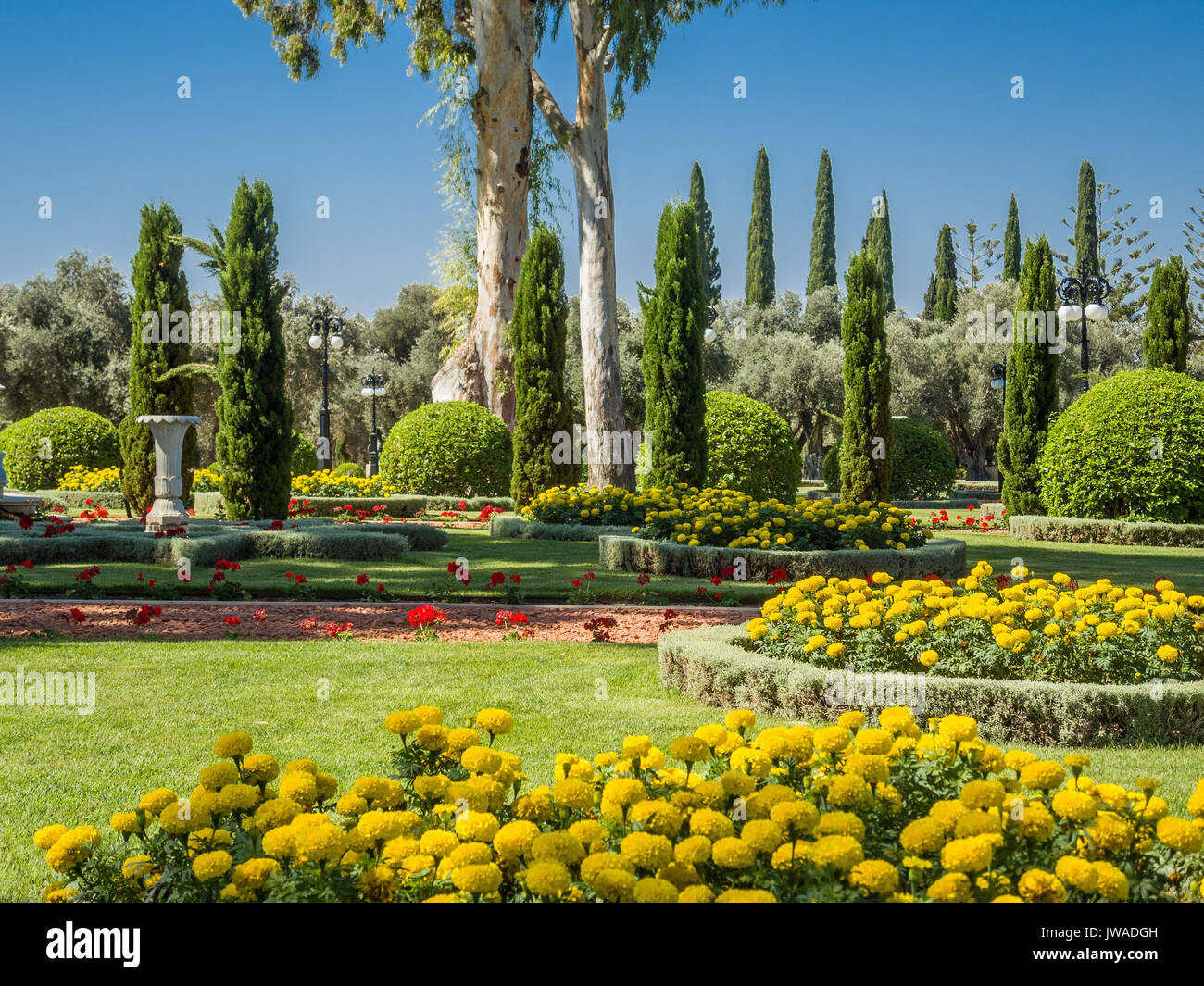 Bahai shrine and gardens Fotos und Bildmaterial in hoher Auflösung