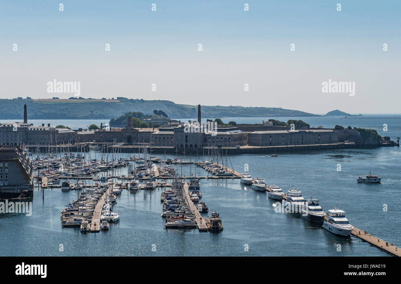 Bild von Paul Slater/PSI-Royal William Yard, Plymouth, Devon, Großbritannien Stockfoto