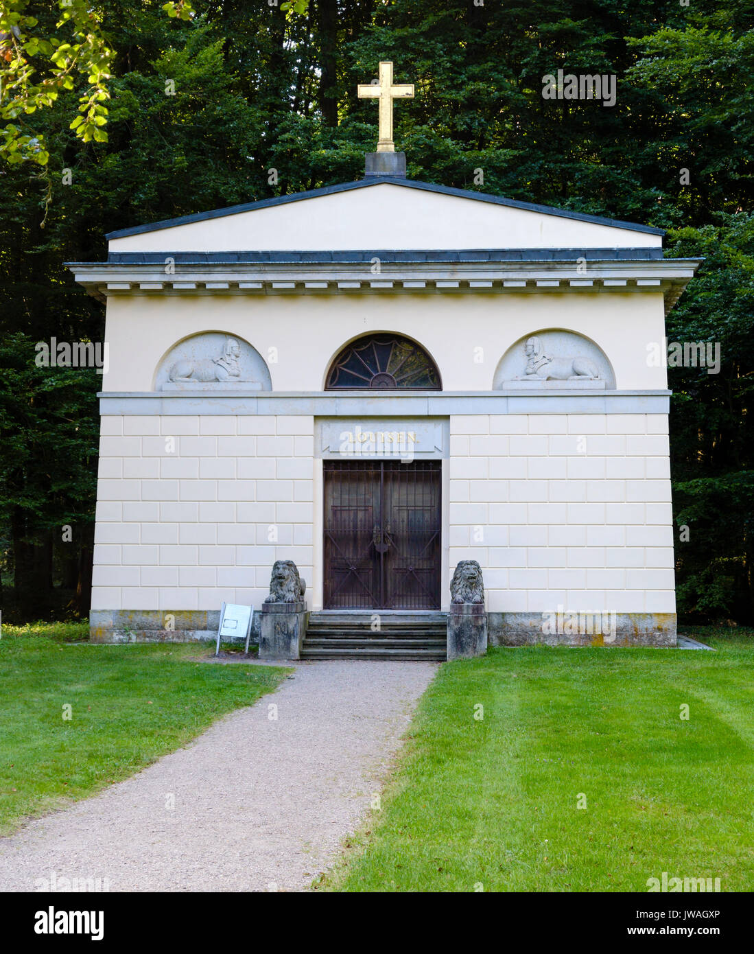Louisen Mausoleum im Schlosspark Schlosspark, Ludwigslust, Mecklenburg-Vorpommern, Deutschland Stockfoto