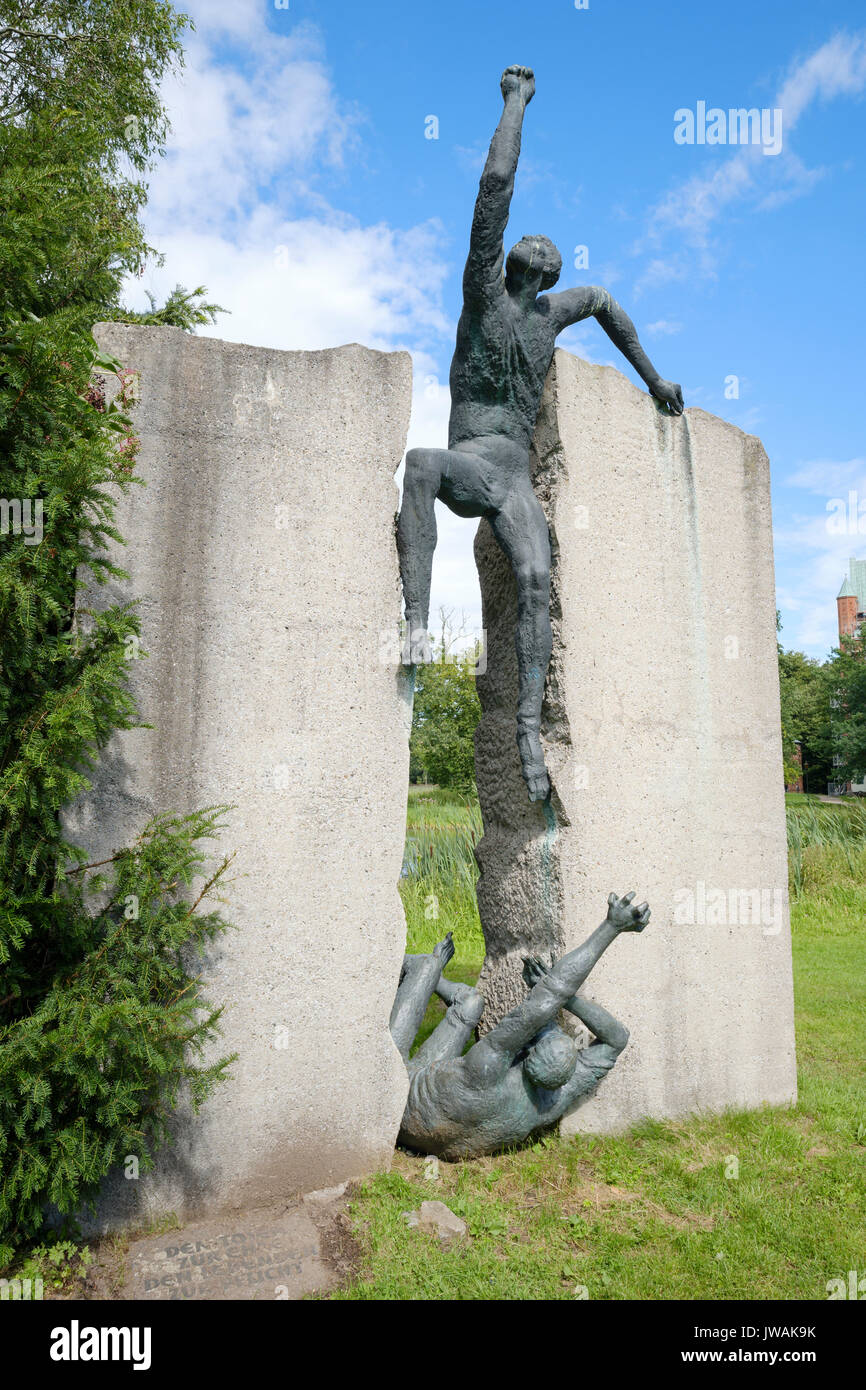 Denkmal für die Opfer des Faschismus, Bad Doberan, Mecklenburg-Vorpommern, Deutschland Stockfoto
