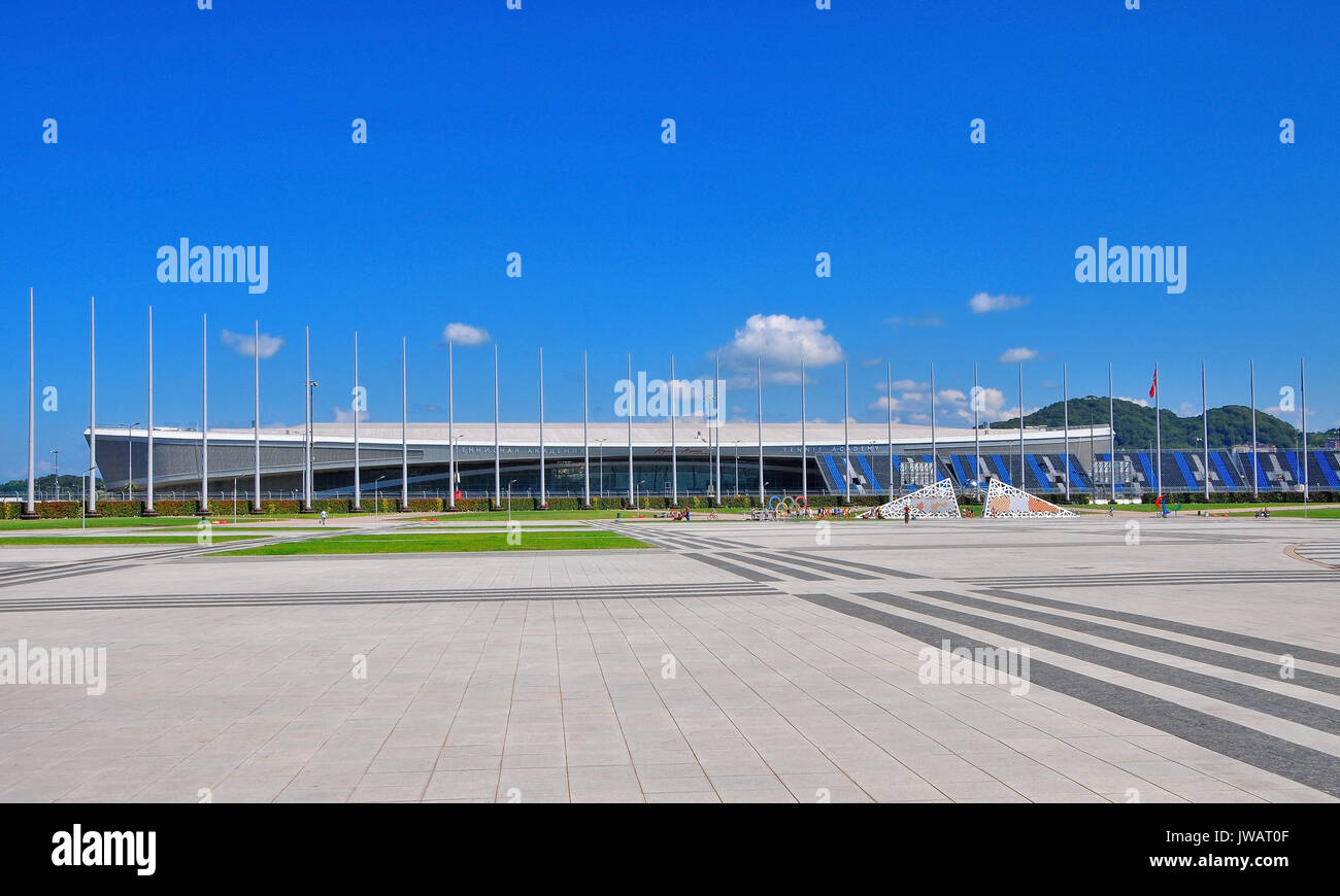 Russland Sotschi Olympic Park. Tennis Academy Stockfoto