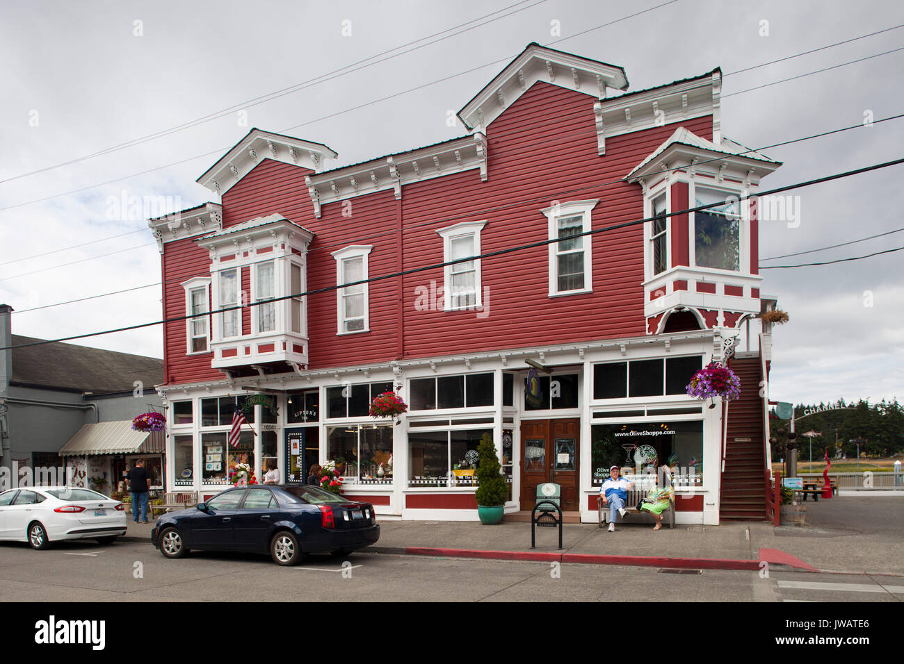 La Conner Dorf, Staat Washington, USA, Amerika Stockfoto