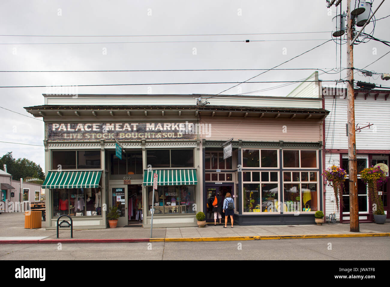 La Conner Dorf, Staat Washington, USA, Amerika Stockfoto