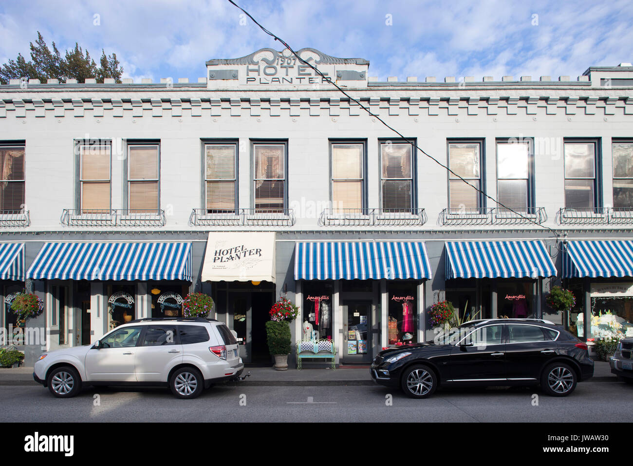 La Conner Dorf, Staat Washington, USA, Amerika Stockfoto