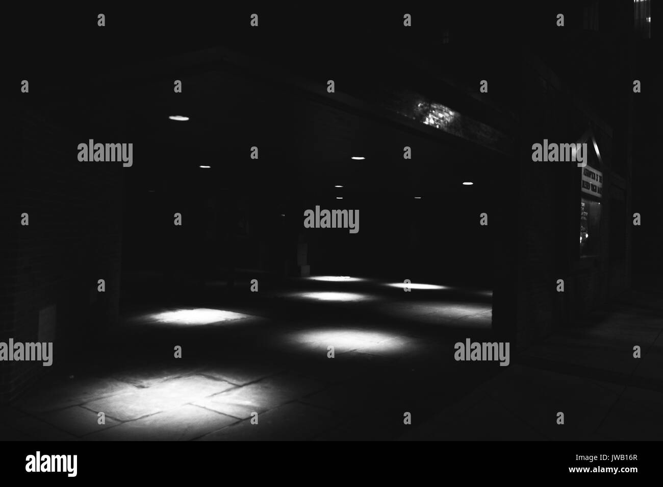 Lichter in der Nacht Stockfoto