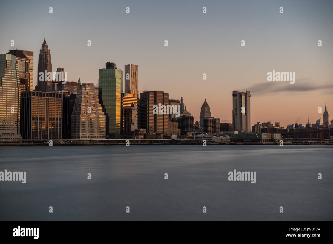New York City anzeigen Stockfoto