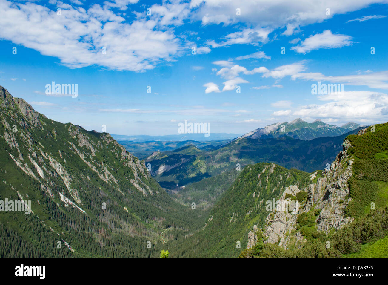 In den Nationalparks Hohe Tatra, Polen Stockfoto