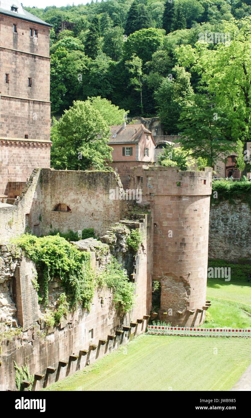 Heidelberger Schloss, Heidelberg, Deutschland Stockfoto
