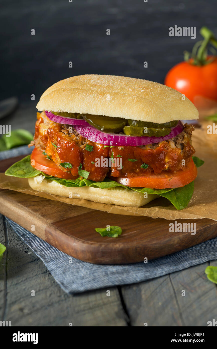 Hausgemachte Hackbraten Stockfotos und -bilder Kaufen - Alamy