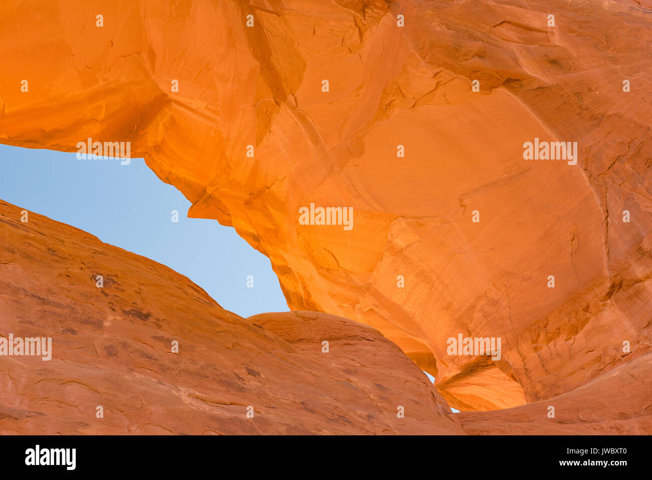 Skyline Arch im Arches National Park, Utah Stockfoto