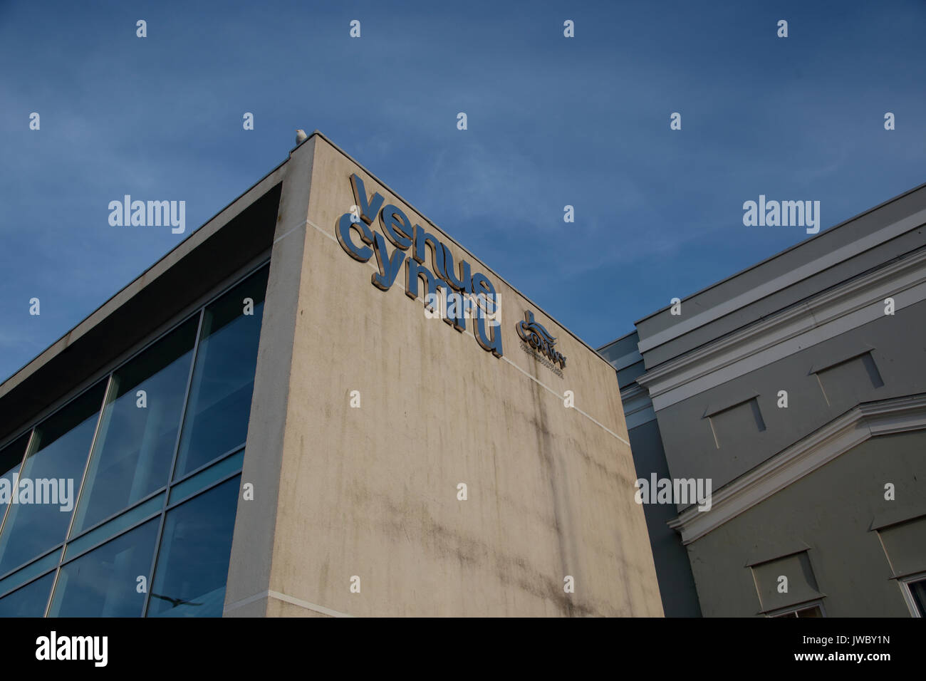 Foto der Venue Cymru Theater, Konferenzzentrum und Arena in Llandudno, Wales. Foto am 16. Juli 2017 entnommen. Stockfoto