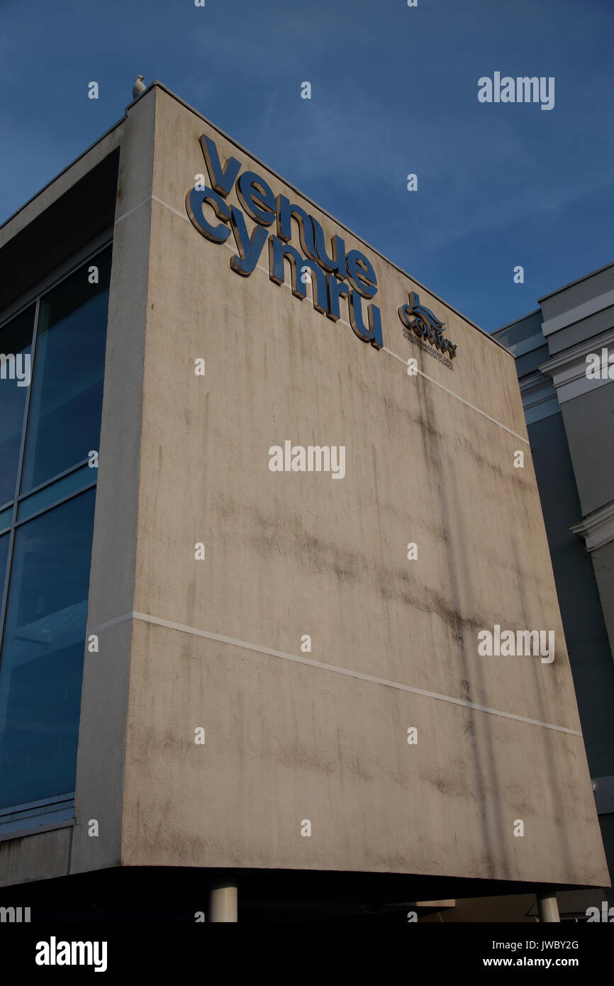 Foto der Venue Cymru Theater, Konferenzzentrum und Arena in Llandudno, Wales. Foto am 16. Juli 2017 entnommen. Stockfoto