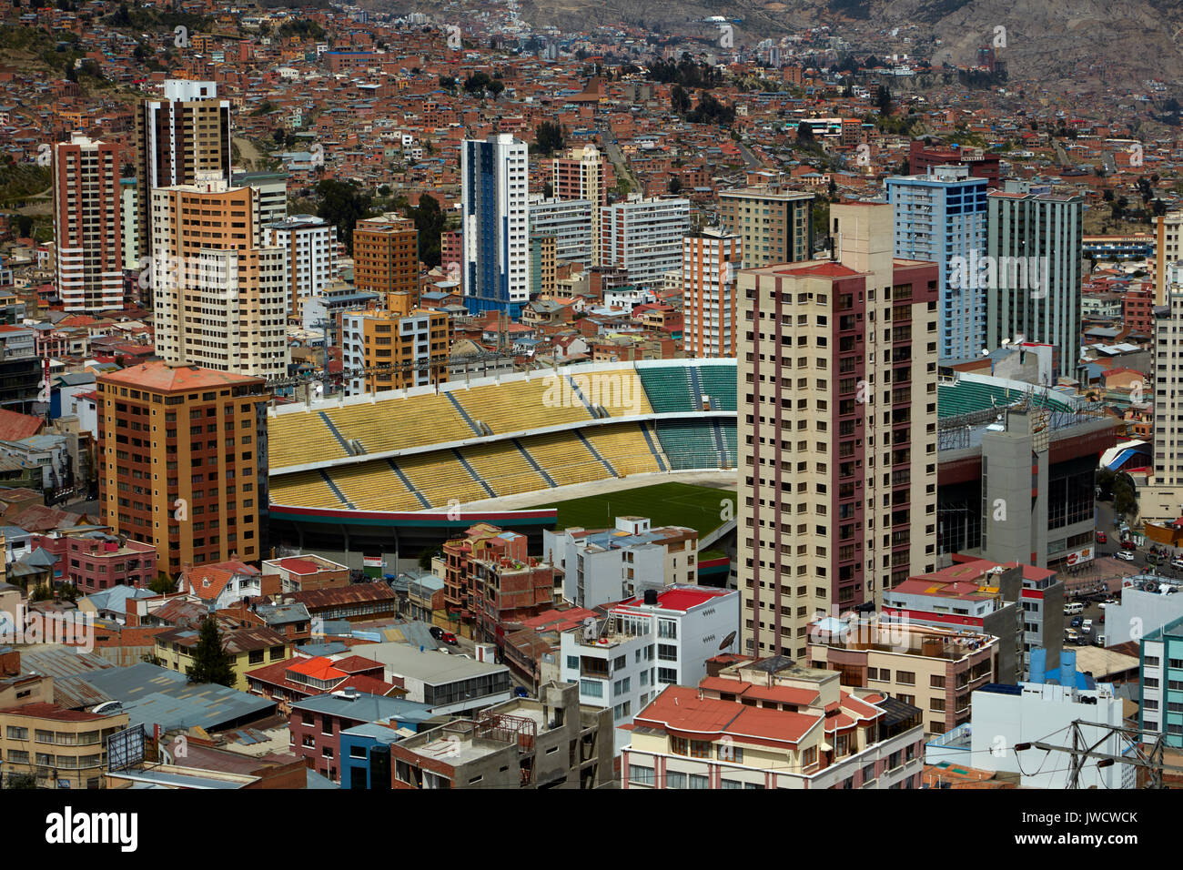 Estadio Olímpico Hernando Siles, La Paz, Bolivien, Südamerika Stockfoto