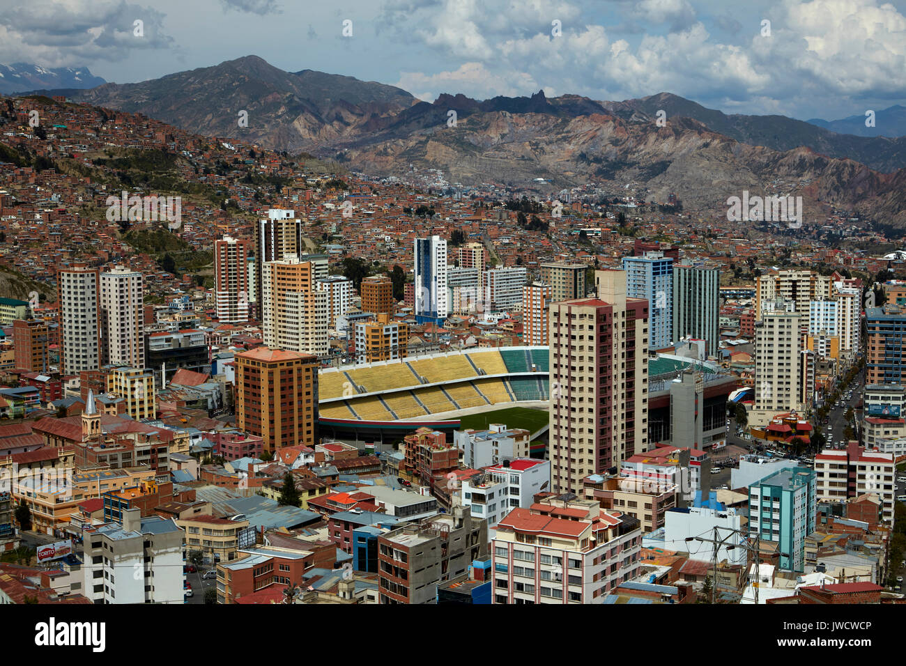 Estadio Olímpico Hernando Siles, La Paz, Bolivien, Südamerika Stockfoto