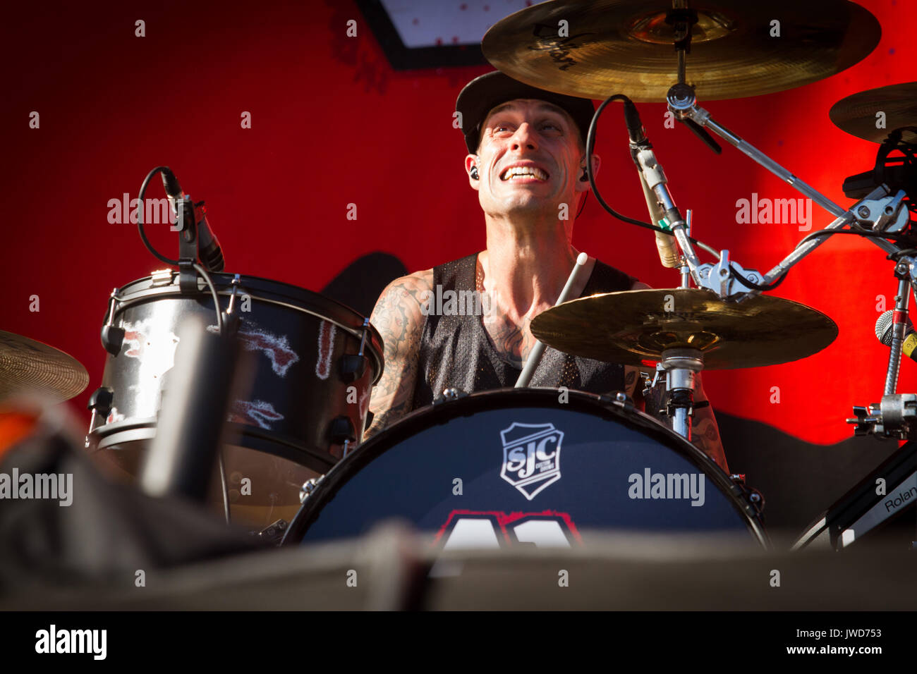 Monza, Italien am 17. Juni 2017 Summe 41 führt live bei I-Tage Festival, Autodromo di Monza. © Davide Merli/Alamy leben Nachrichten Stockfoto