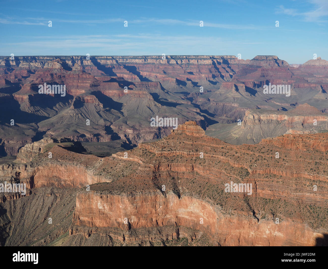 Blick in den Grand Canyon vom South Rim Stockfoto