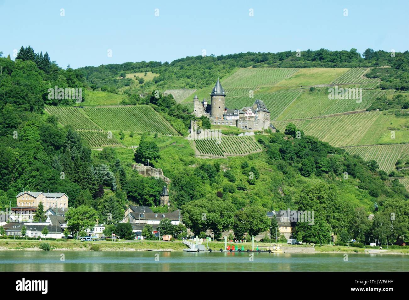 Stahlek Schloss, Rheinland, Deutschland Stockfoto