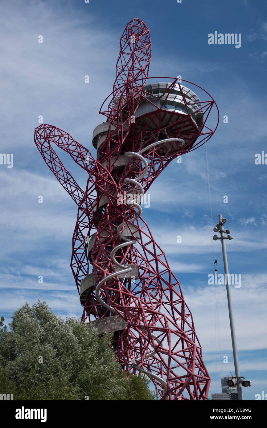 Der ArceclorMittal Umlaufbahn in der Queen Elizabeth Olympic Park, Stratford, East London Stockfoto