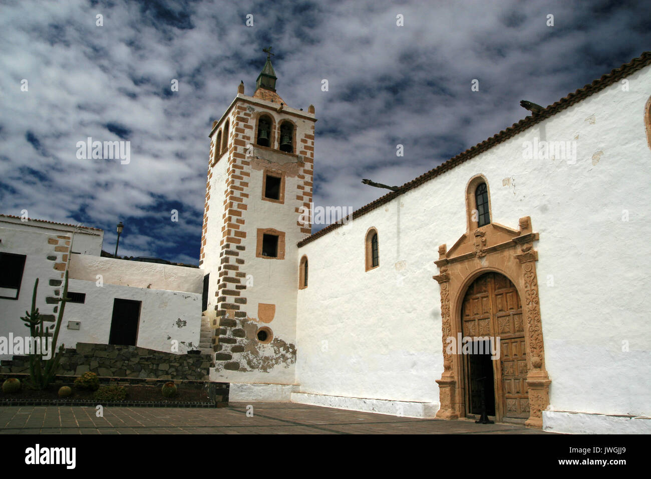 Pfarrei Santa María de Betancuria, Betancuria, Fuerteventura, Kanarische Inseln, Spanien Stockfoto