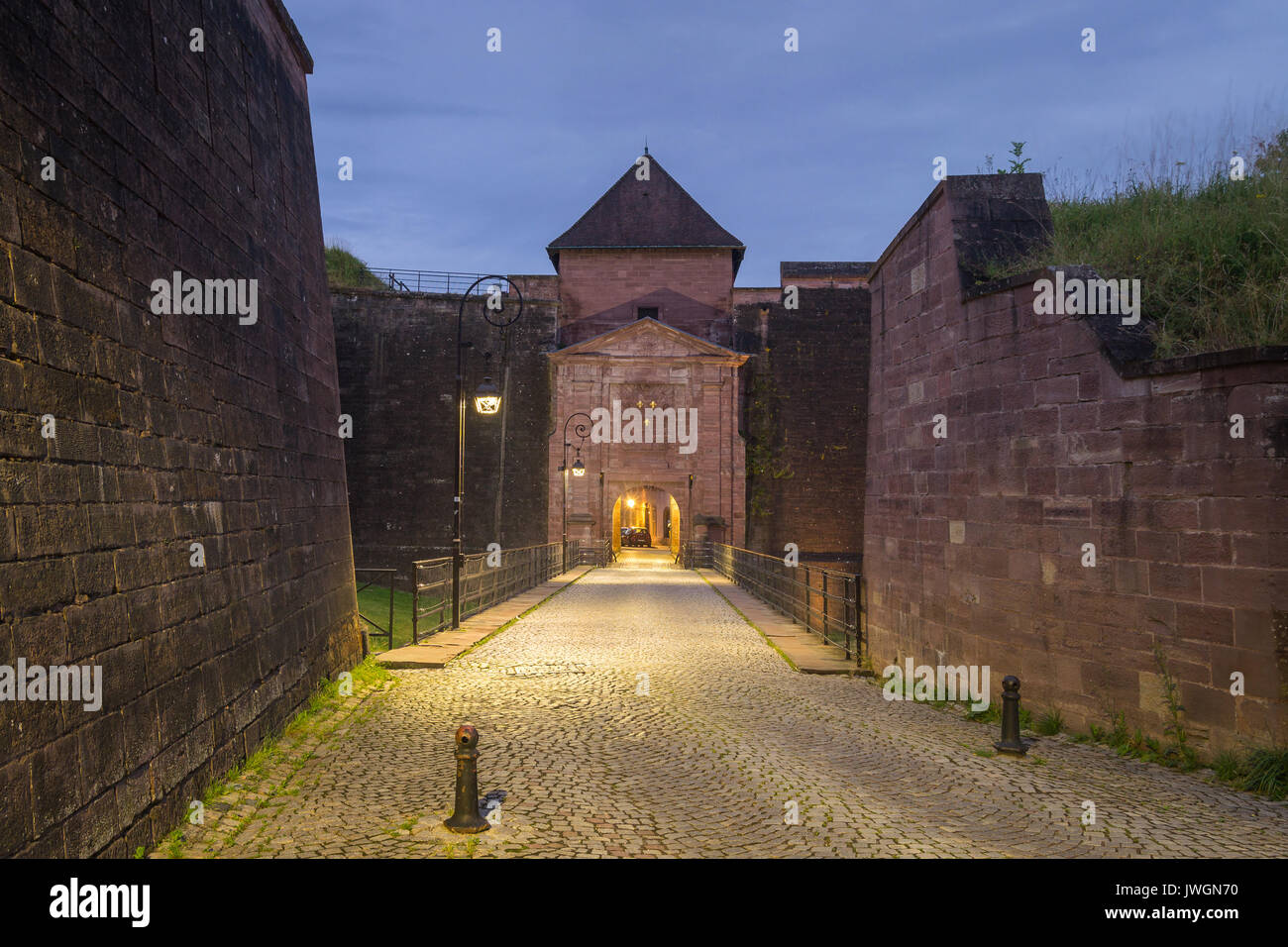 Die so genannte brisach Tor in Belfort, Frankreich Stockfoto