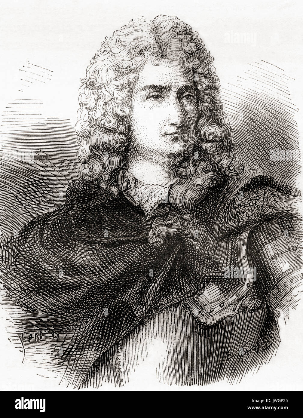 Charles François de Cisternay du Fay, 1698 - 1739. Französischer Chemiker und Betriebsleiter des Jardin du Roi aka Der Jardin des Plantes, (Garten der Pflanzen) die wichtigsten botanischen Garten in Frankreich. Von Les merveilles de la Science, veröffentlicht 1870. Stockfoto