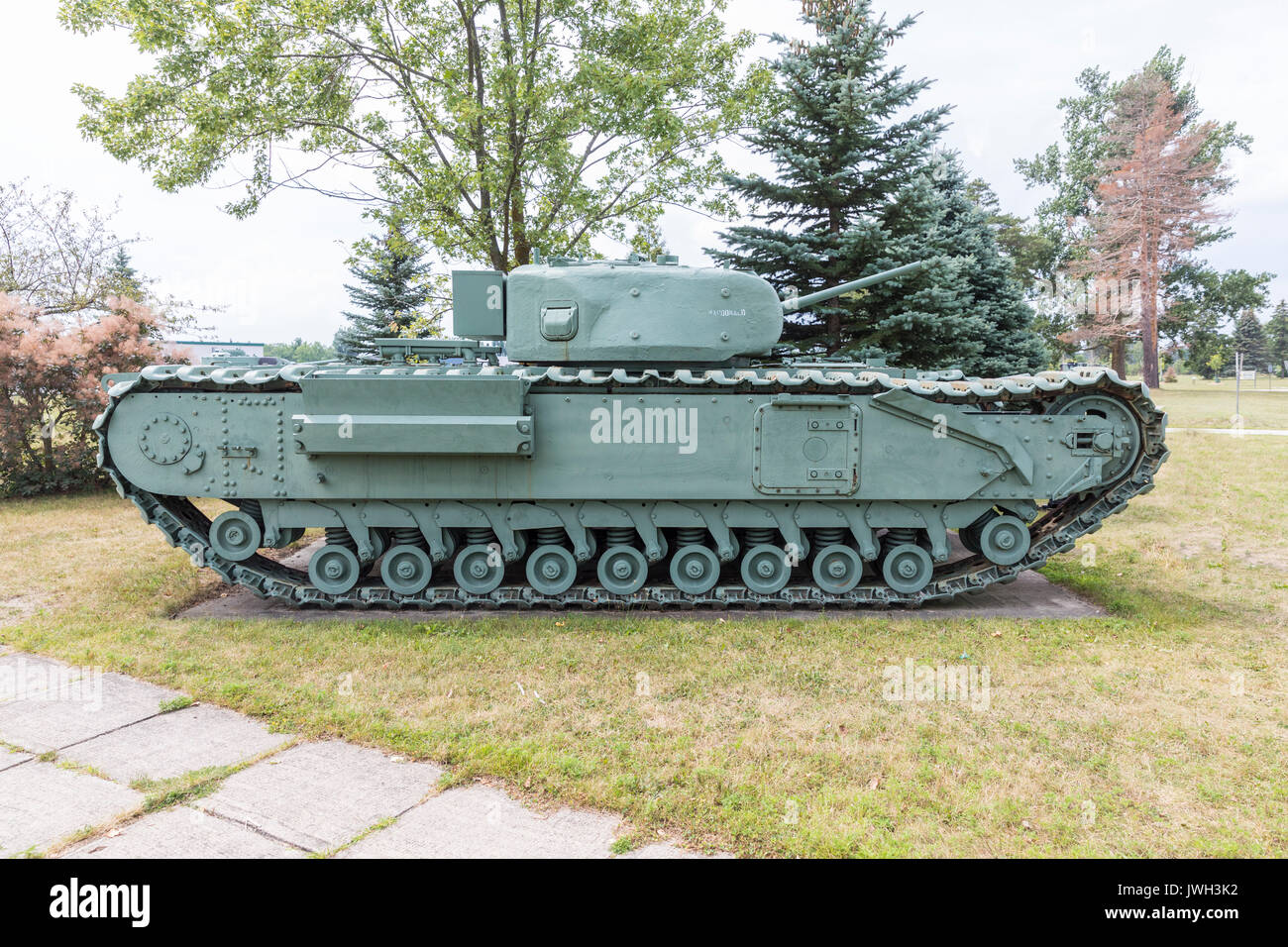 Militärische gepanzerte Fahrzeuge Stockfoto