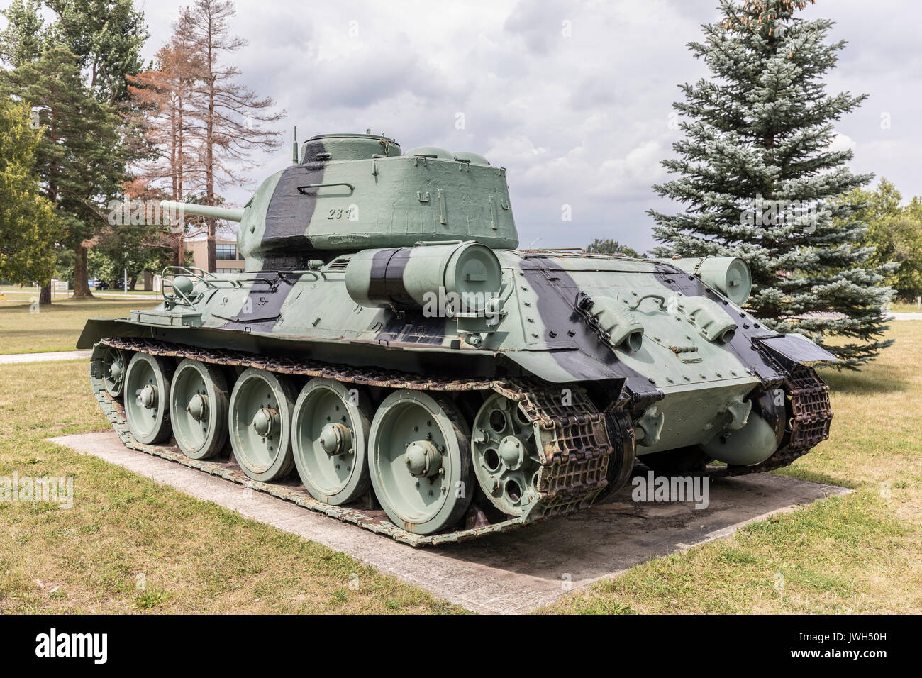 Militärische gepanzerte Fahrzeuge Stockfoto