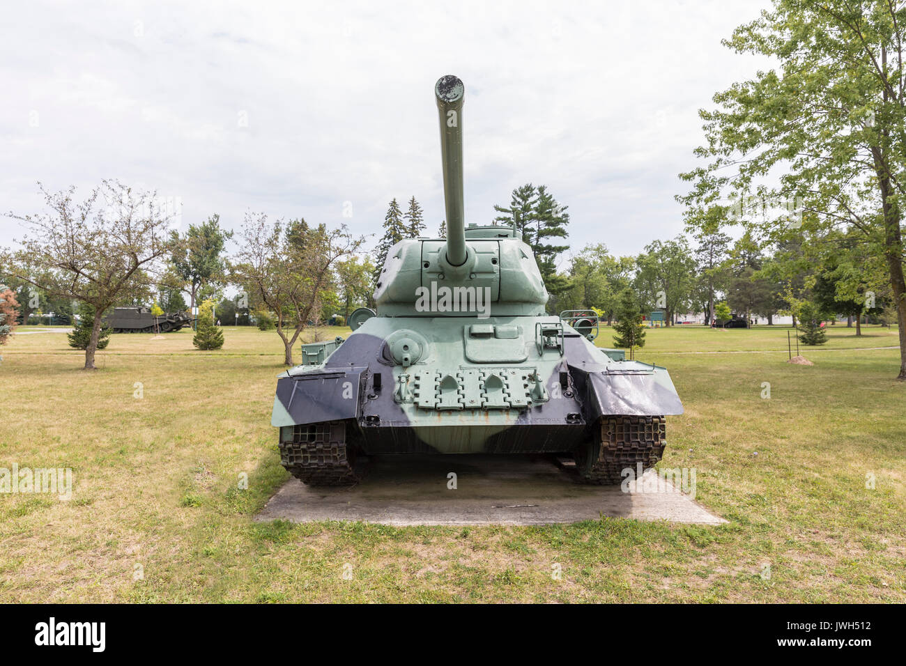 Militärische gepanzerte Fahrzeuge Stockfoto