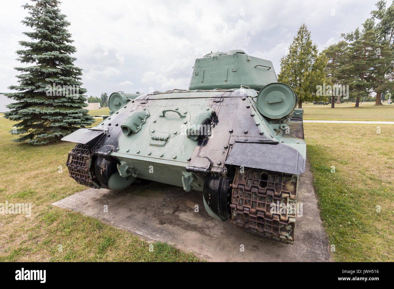 Militärische gepanzerte Fahrzeuge Stockfoto