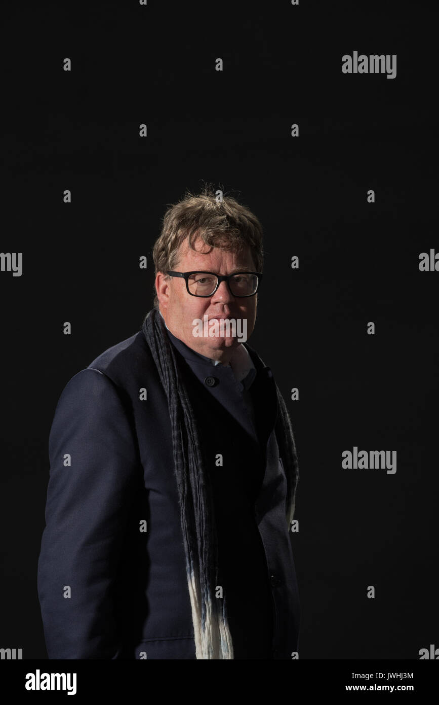 Edinburgh International Book Festival 2017. Ab August 12th-28 Th. Der britische Autor James Runcie. Verfasser der Grandchester Geheimnisse. Credit: Stuart Cobley/Alamy leben Nachrichten Stockfoto