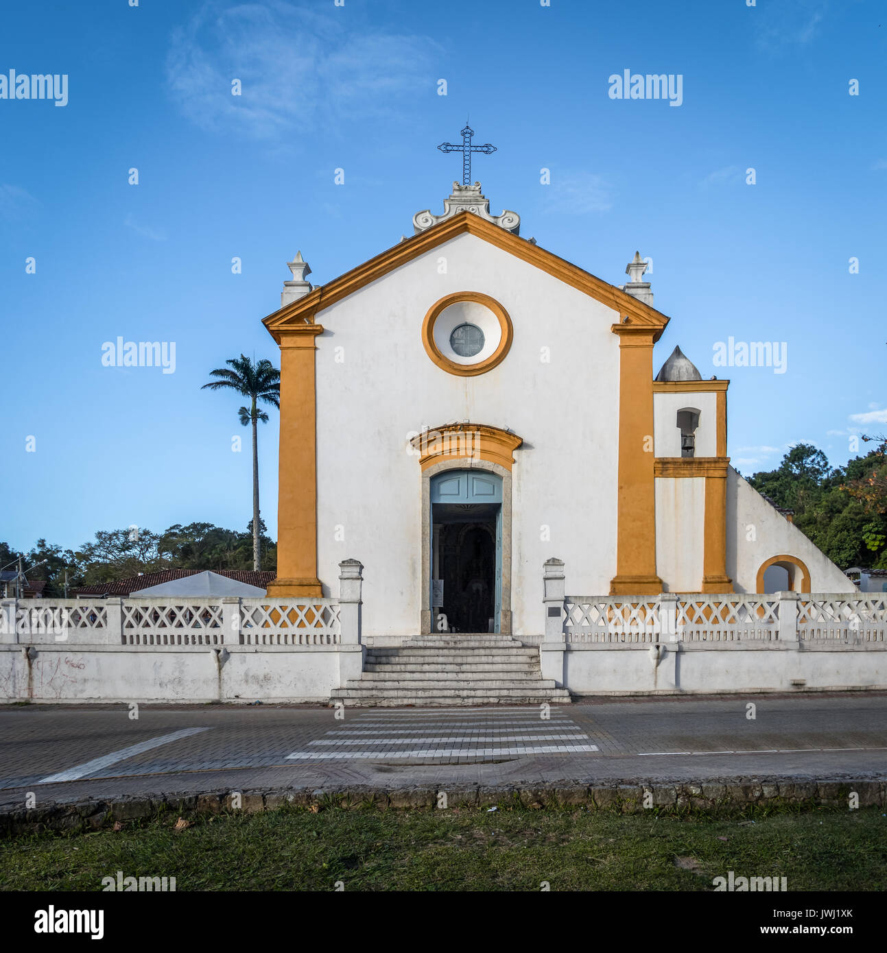 Nossa Senhora das Necessidades Kirche Santo Antonio de Lisboa - Florianopolis, Santa Catarina, Brasilien Stockfoto