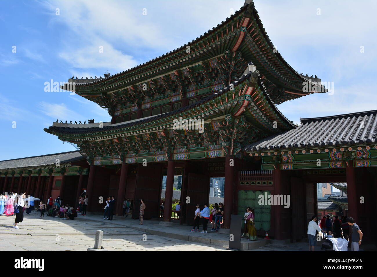 Gyeongbokgung Palast, Seoul Stockfoto