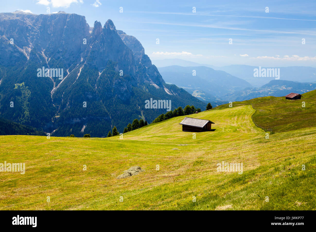 Seiser Alm, Dolomiten, Italien Stockfoto