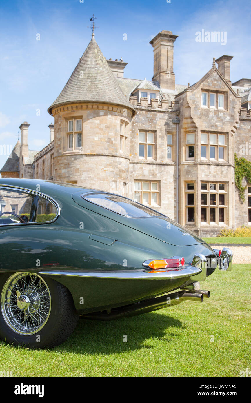 E-Type Jaguar Sportwagen 1962 3.8L- Stockfoto