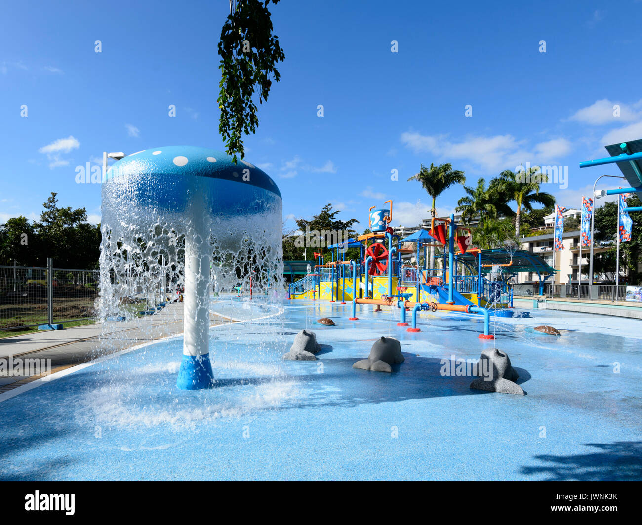 Wasser Park am Strand, Townsville, Queensland, Queensland, Australien Stockfoto