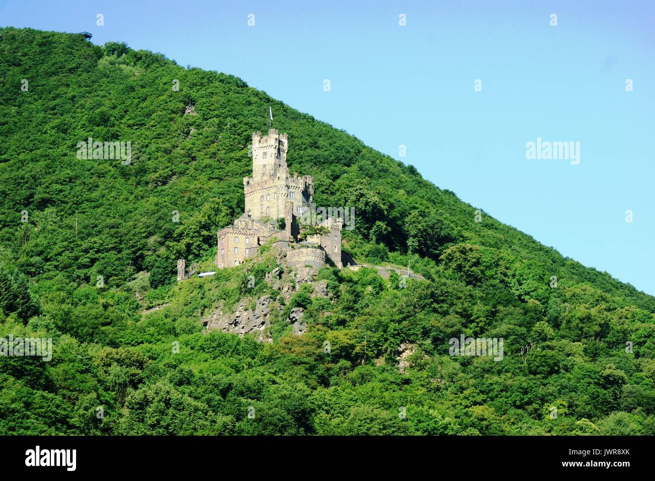 Burg Sooneck, Niederheimbach, Deutschland Stockfoto