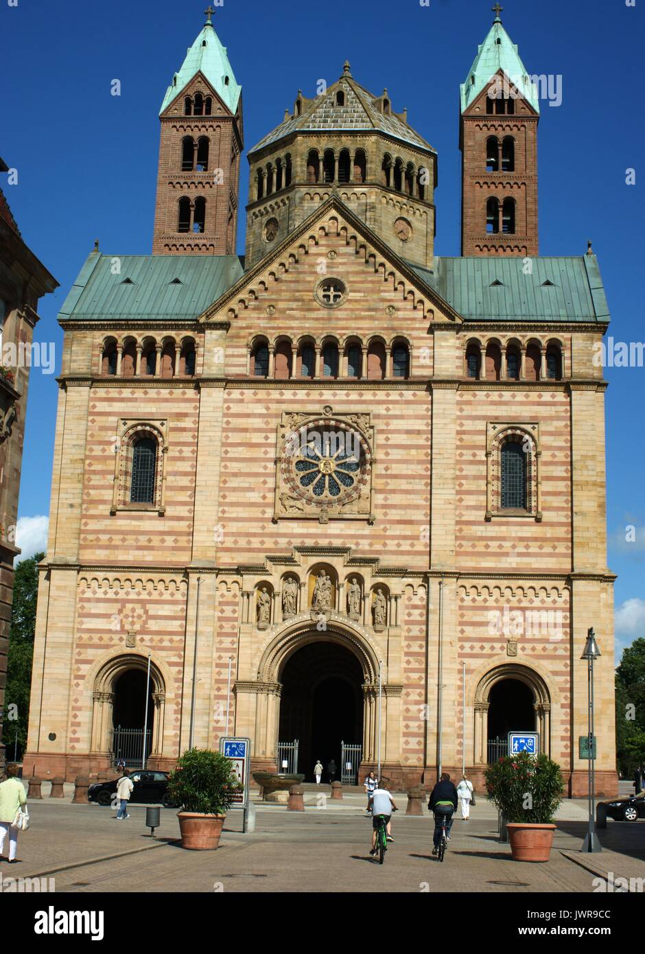 Dom zu Speyer, Speyer, Deutschland Stockfoto