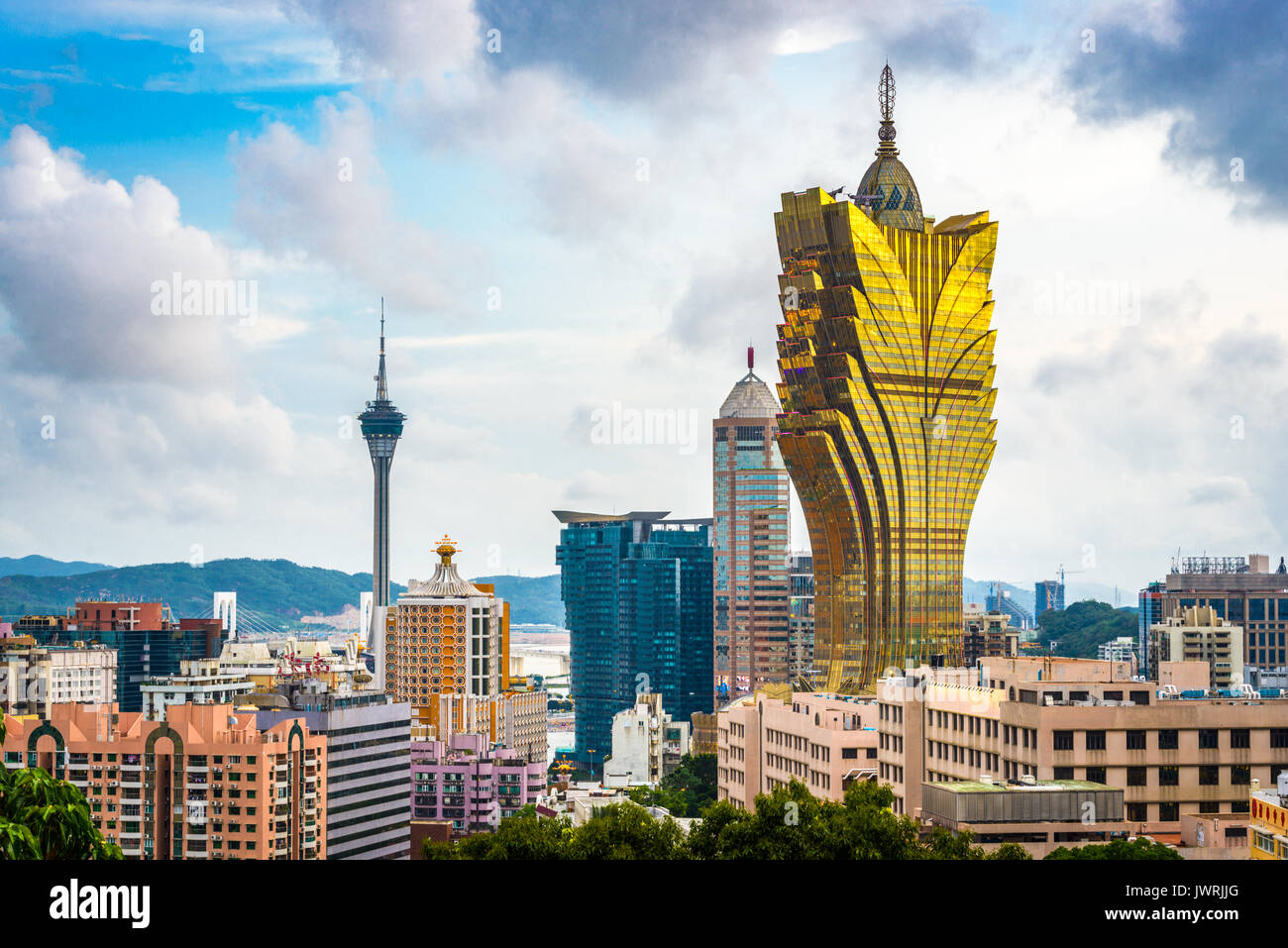 Macao, China Stadt Skyline. Stockfoto