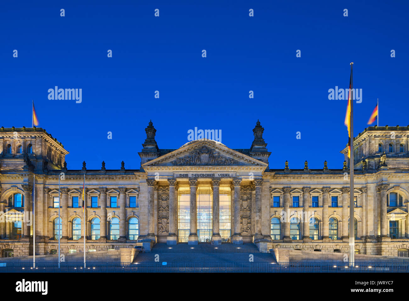 Reichstag, Berlin, Deutschland. Architekt: Paul Wallot. Architekt der hinaus: Norman Foster Stockfoto
