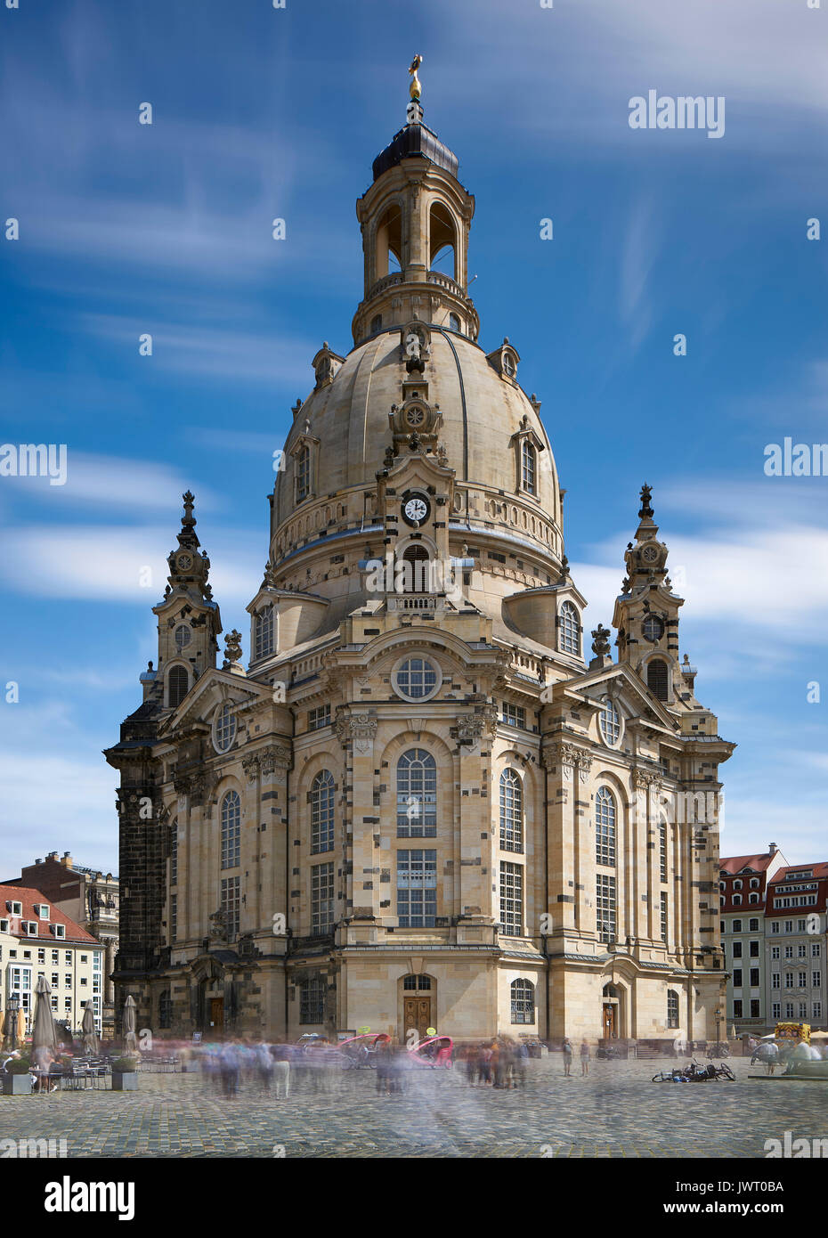 Dresdner Frauenkirche, Dresden Deutschland. Stockfoto