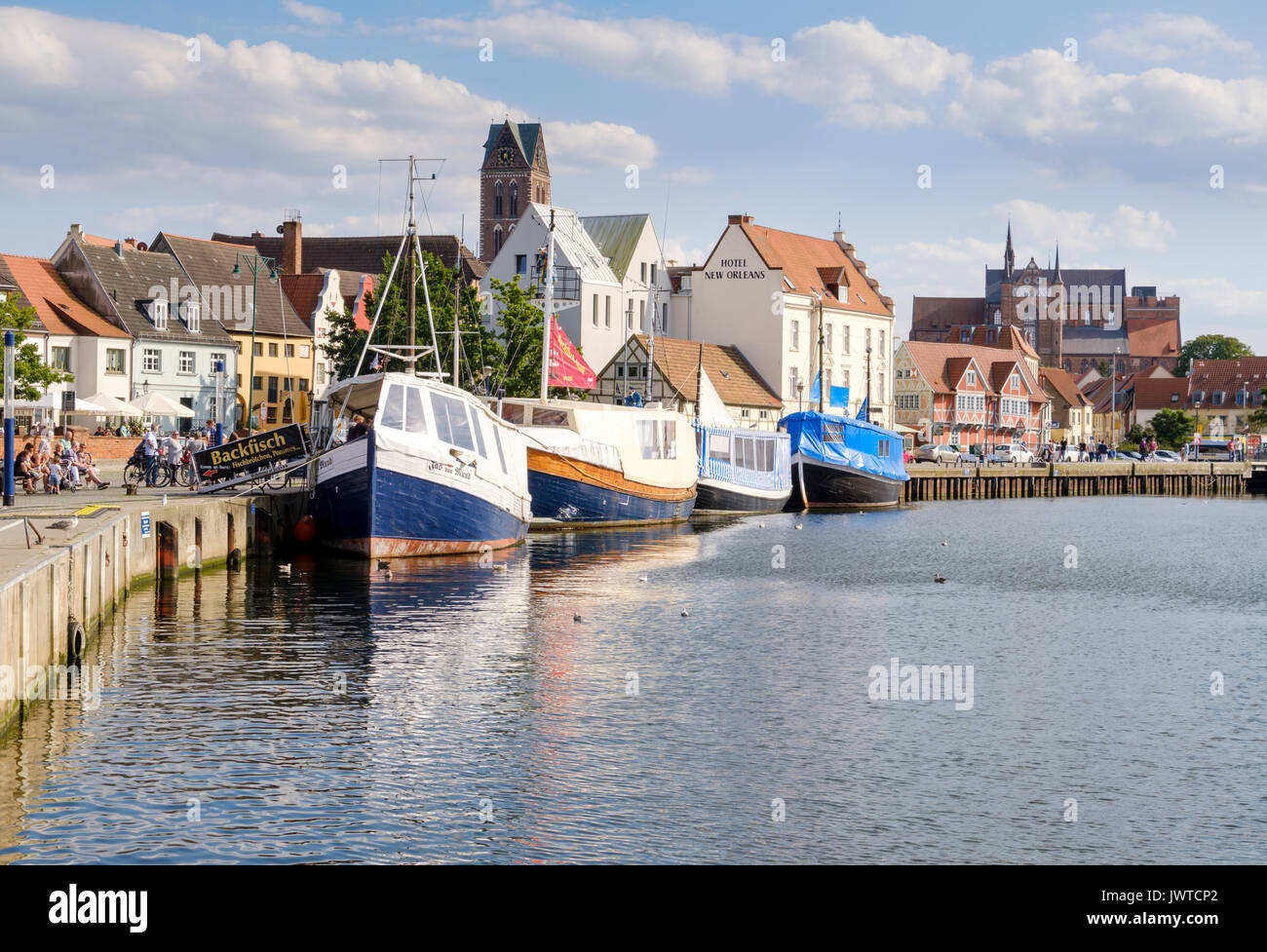 Wismar, Mecklenburg-Vorpommern, Deutschland Stockfoto