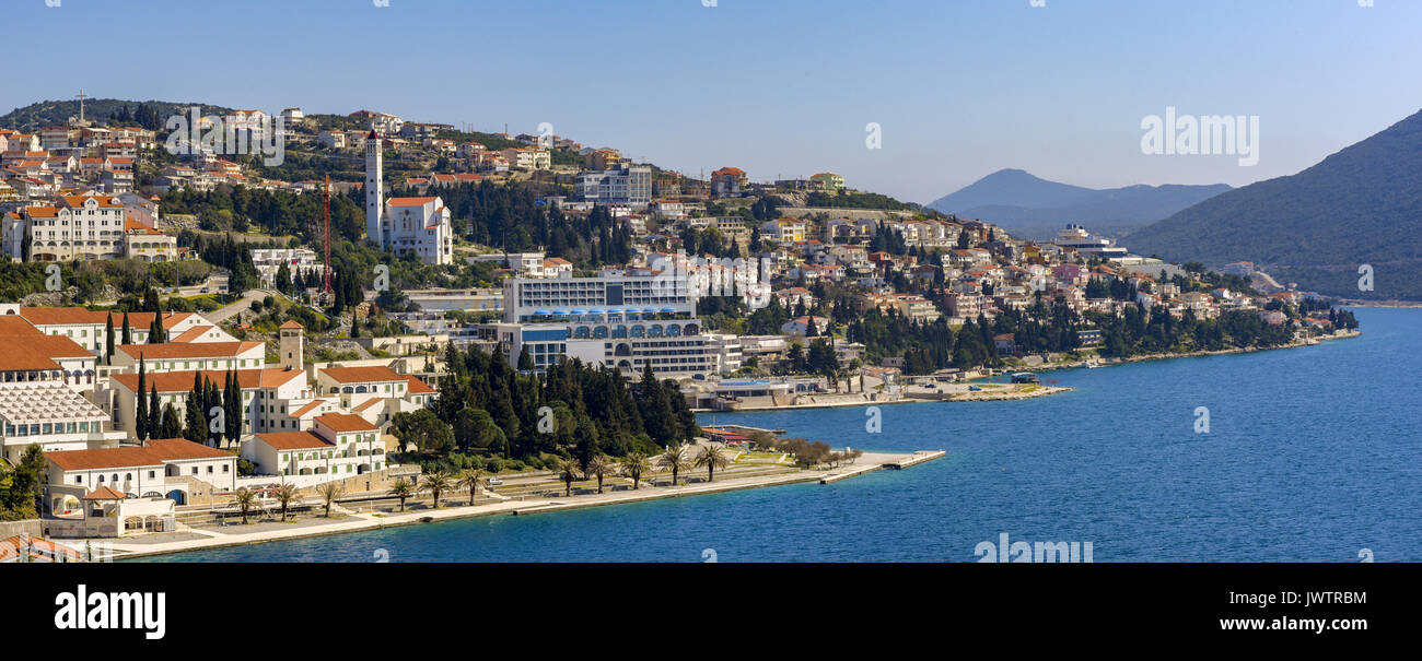 Neum, nur Adriatische Küstenstadt von Bosnien-herzegowina Stockfoto