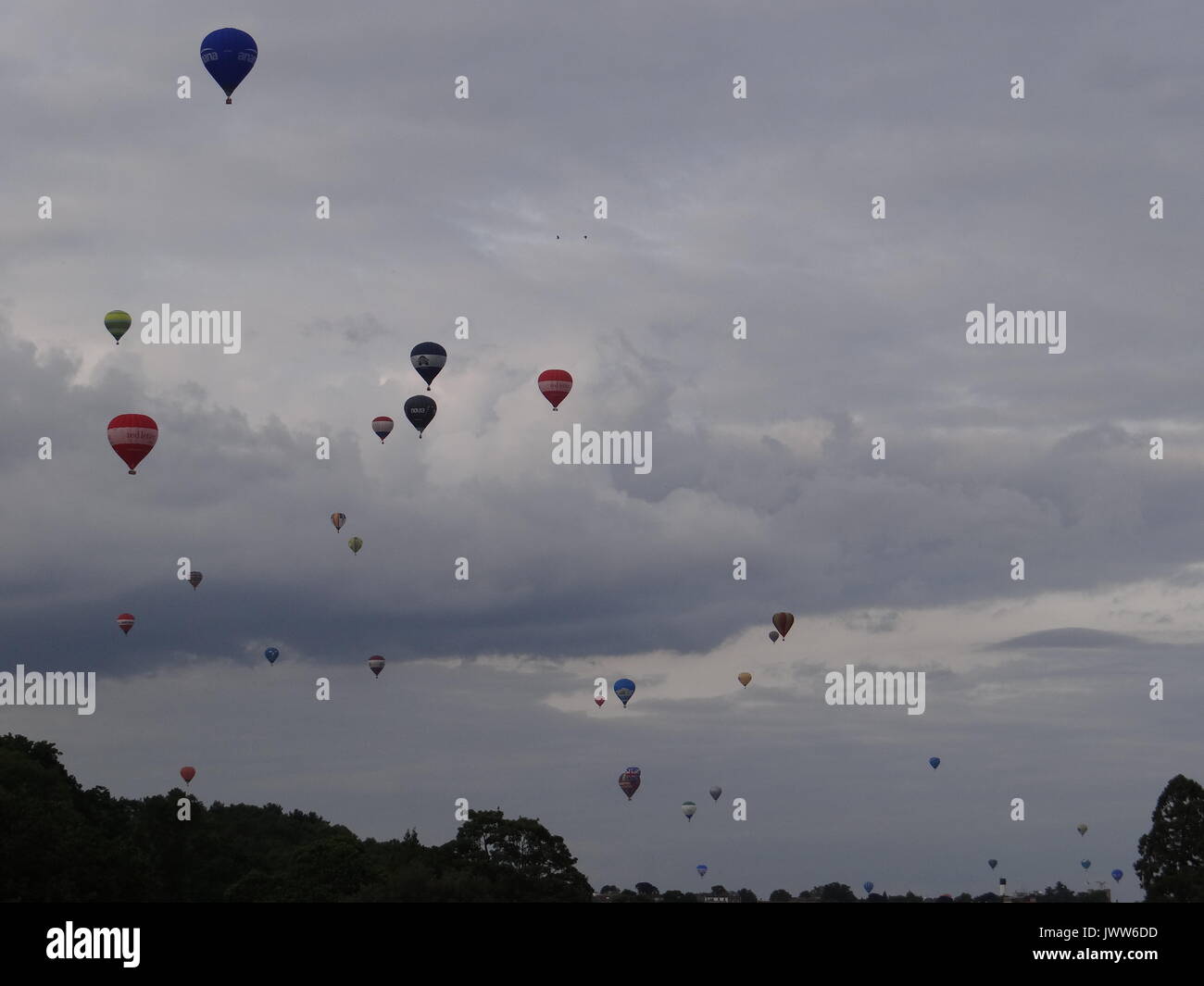 Bristol, UK. 13 Aug, 2017. Bristol International Balloon Fiesta, Bristol, UK Credit: NASTJA M/Alamy leben Nachrichten Stockfoto