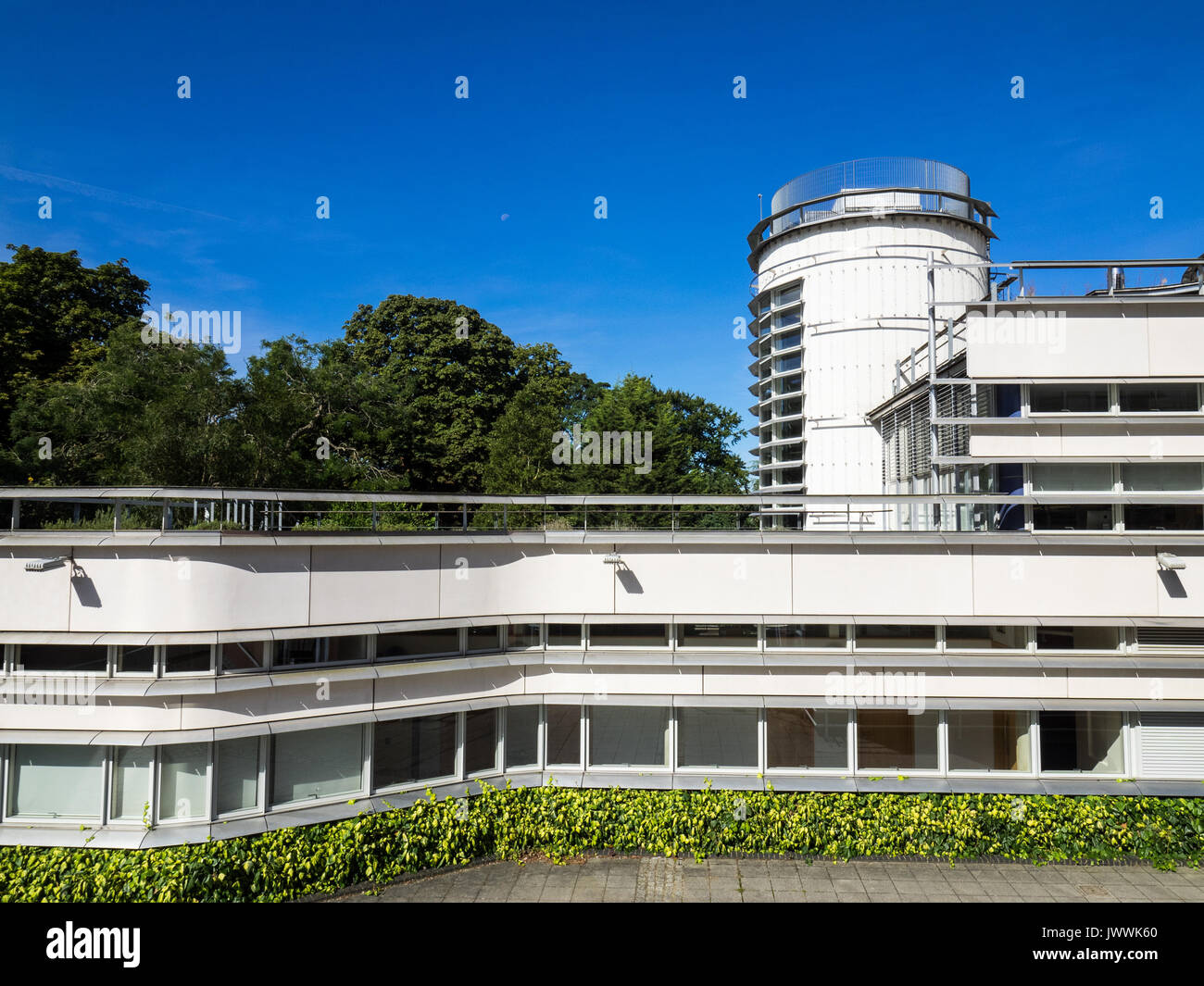 Detail der Fakultät der Göttlichkeit Gebäude auf der Sidgwick Site, Universität Cambridge Großbritannien Stockfoto