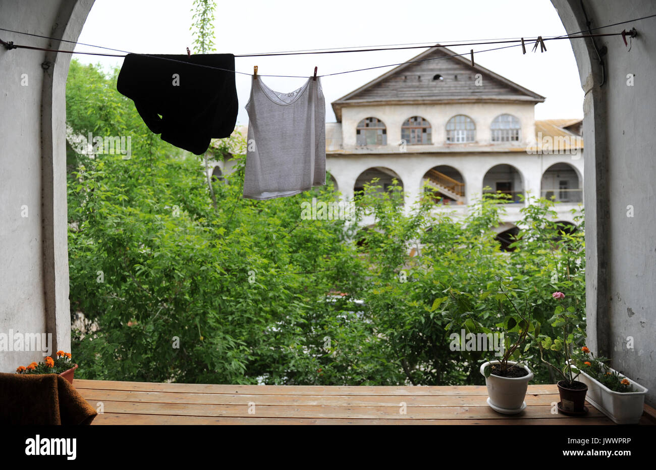 Astrachan, Russland. Persische Haus in Astrachan, Russland Stockfoto Astrachan, Russland. Persische Haus in Astrachan, Russland Stockfoto