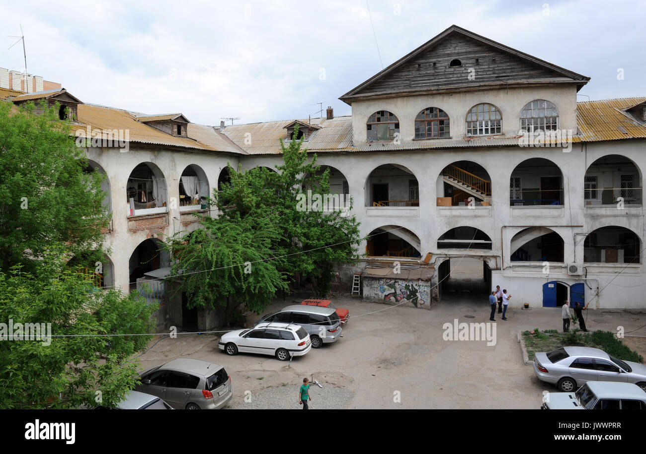 Astrachan, Russland. Persische Haus in Astrachan, Russland Stockfoto Astrachan, Russland. Persische Haus in Astrachan, Russland Stockfoto